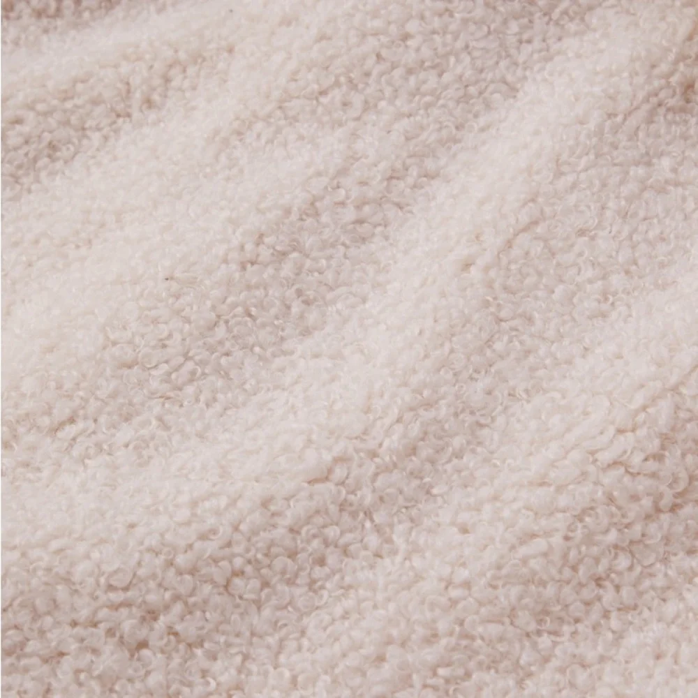 Abercrombie & Fitch Cream Sherpa Shirt Jacket - Picture 2 of 8